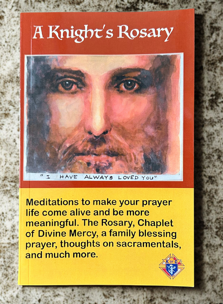 Knights Rosary Book On Table